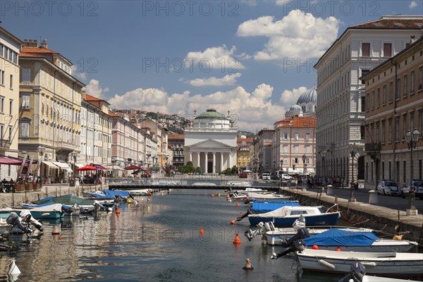 Canal Grande with classical church Sant'Antonio Taumaturgo