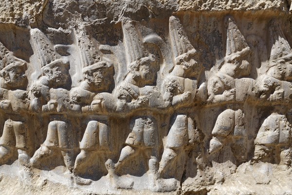 Relief of twelve gods