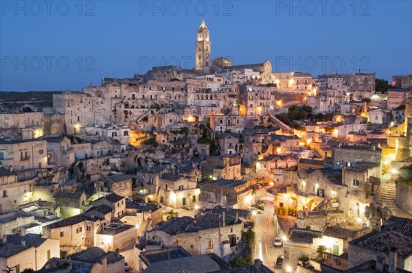 Townscape at dusk