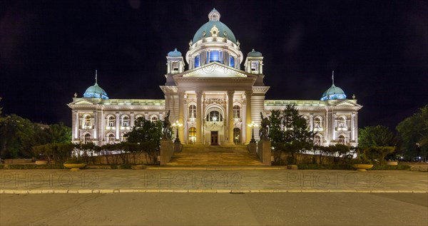 The Parliament Building of Serbia