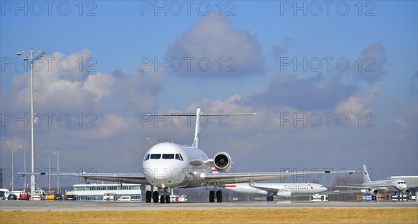 Avanti Air Fokker 100 at Munich's Franz Josef Strauss airport