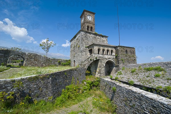 Clock tower of Gjirokaster Castle
