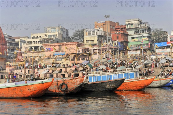 Boats on the Ganges