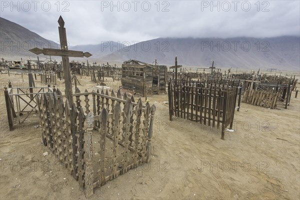 Old cemetery on the coast