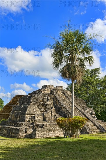 Mayan step pyramid