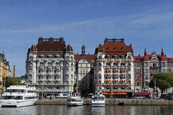 Houses along the promenade of Strandvagen