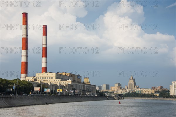 Power plant on Moskva River