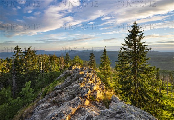 View from the summit of the Grosser Rachel