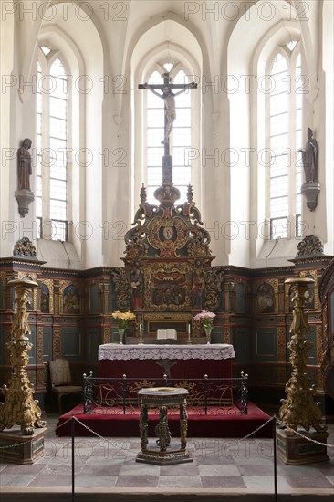 Inside the romantic Chapel at Gavno Castle
