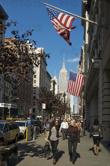 5th Avenue and Empire State Building