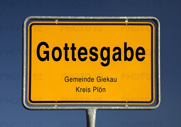 Entry sign