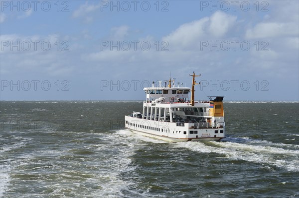 Ferry Frisia V on the North Sea