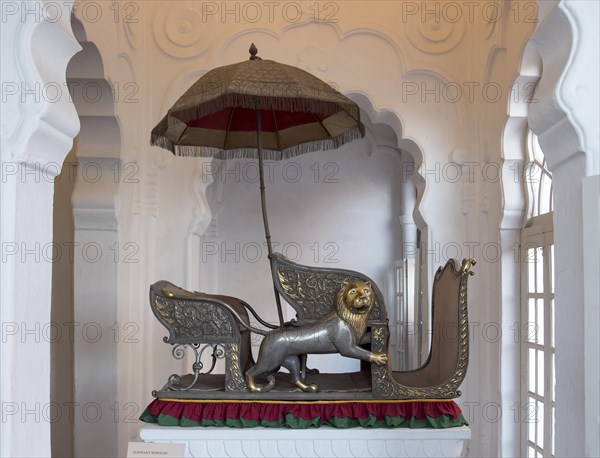 Elephant's Howdah at Mehrangarh Fort Museum