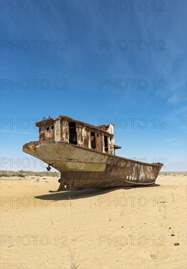 Shipwreck at Moynak Ship Cemetery