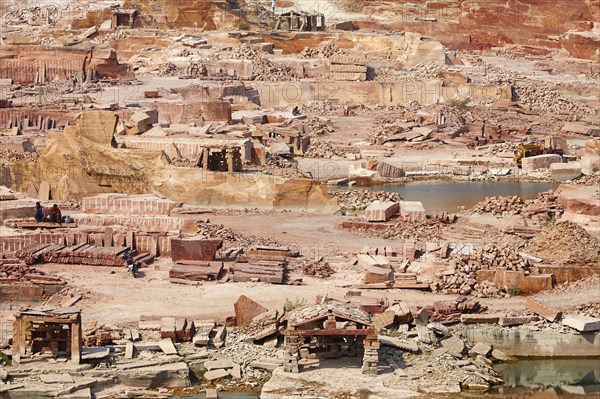Sandstone quarry near Jaisalmer