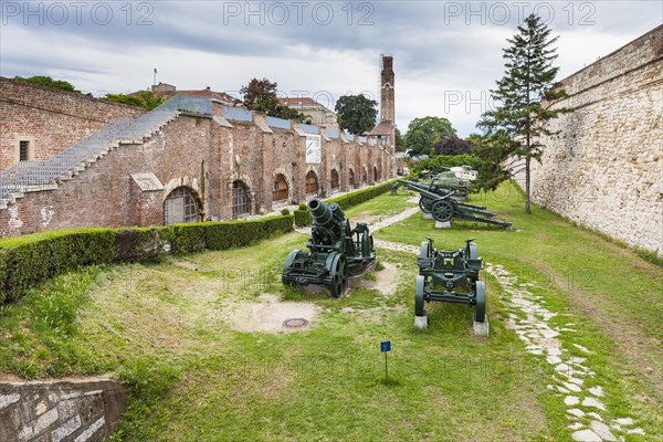 Old cannons in the Belgrade Fortress