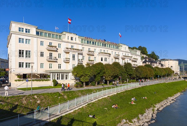 Hotel Sacher on the Salzach River