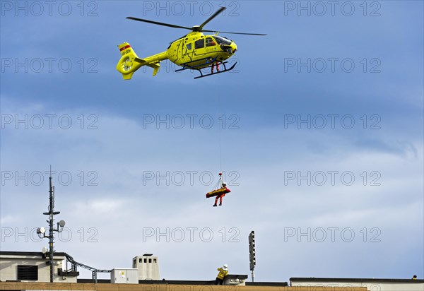 Eurocopter EC135 T2 + rescue helicopter of the Geneva University Hospital
