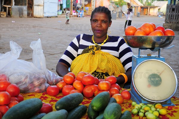 Vegetable seller