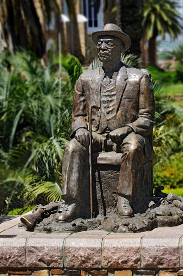 Hosea Kutako statue in the Parliament Gardens