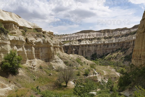Hiker in Pigeon Valley or Guvercinlik Vadisi