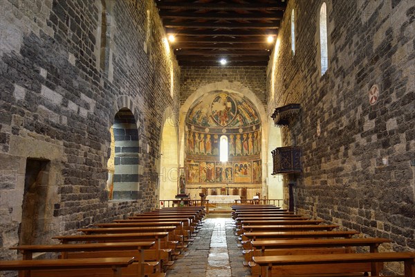 Interior of the abbey church