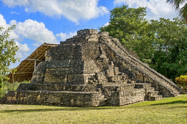 Mayan step pyramid