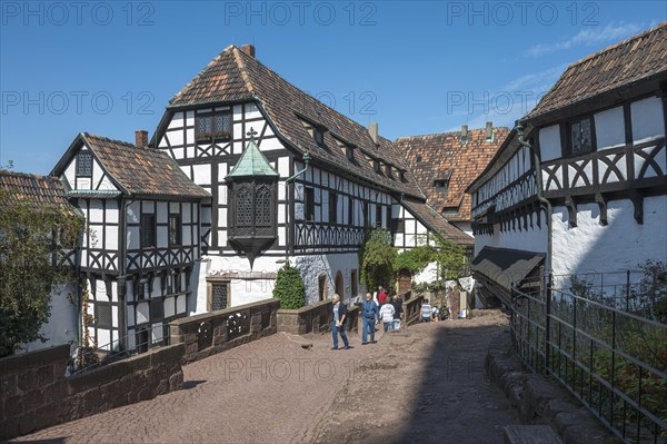 First yard of the Wartburg castle