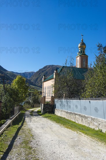 Mosque in the Chechen mountains