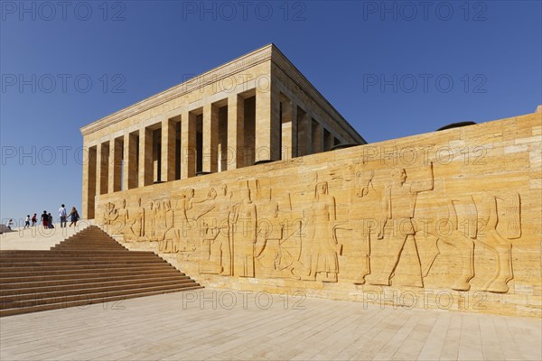 Ataturk Mausoleum with the Sakarya relief