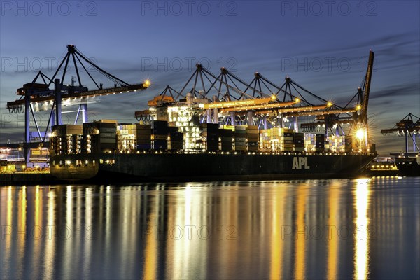 Altenwerder container terminal in the Port of Hamburg