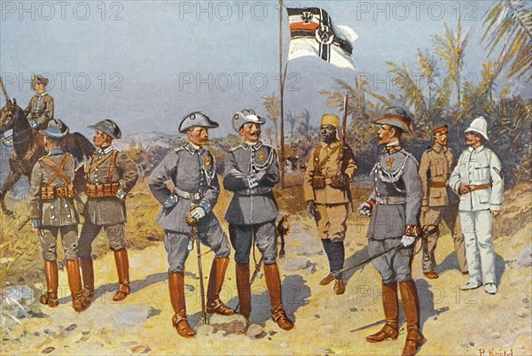 Imperial German colonial troops in German East Africa