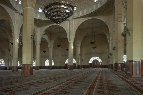 Interior view of the Gaddafi National Mosque