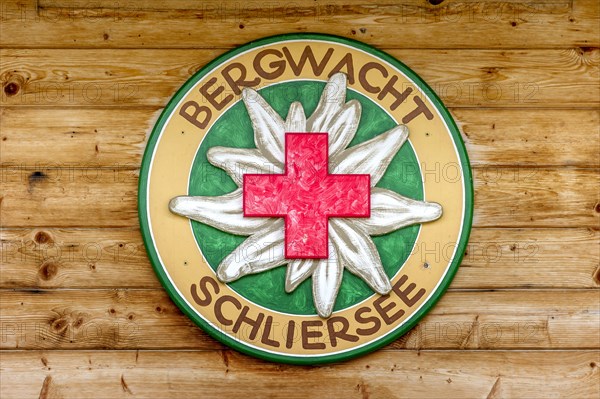 Logo of the Schliersee mountain rescue service