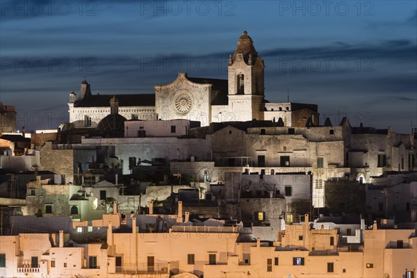View of the town with the cathedral