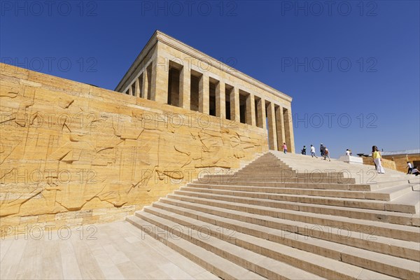 Ataturk Mausoleum with the Dumlupinar relief