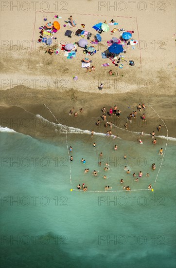 Beach life on the Mediterranean coast