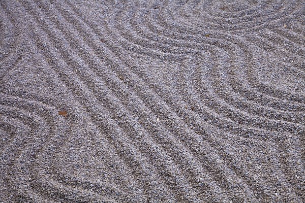 Zen garden at Japanese gardens in Larvotto