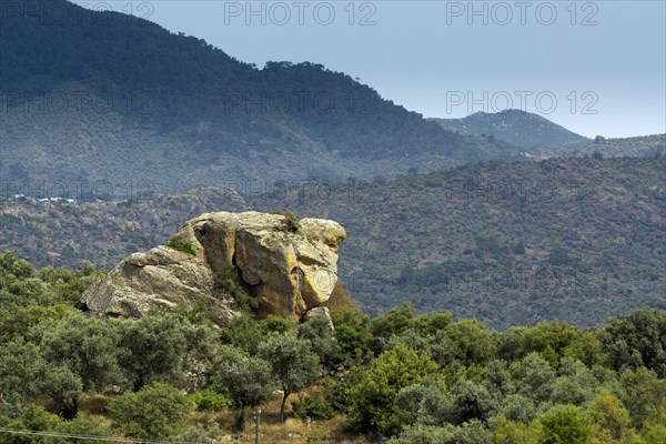 Peculiar rock formations