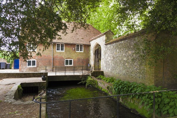 River running through Warden's Garden