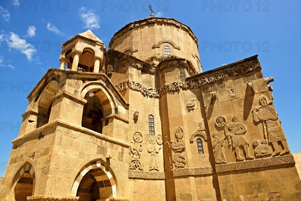 10th century Armenian Orthodox Cathedral of the Holy Cross on Akdamar Island