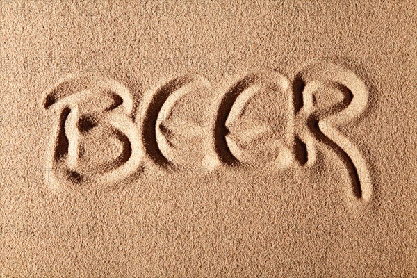 The word BEER