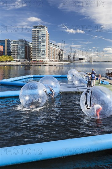 Water zorbing