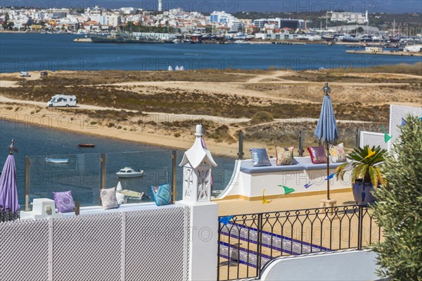 View of Portimao as seen from Ferragudo