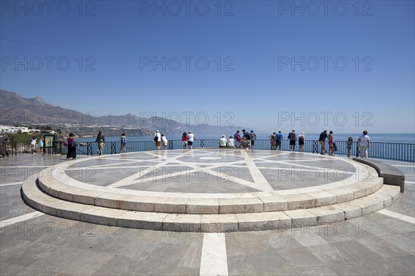 Tourists at the observation deck of Balcon de Europa