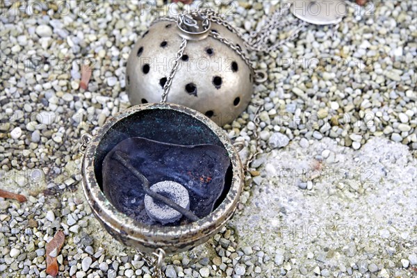 Censer with incense
