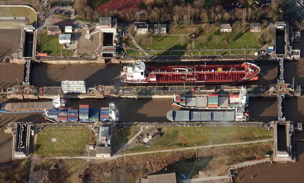 Lock of the Kiel Canal
