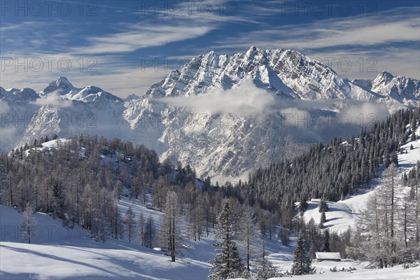 Watzmann Mountain and Hundstod Mountain