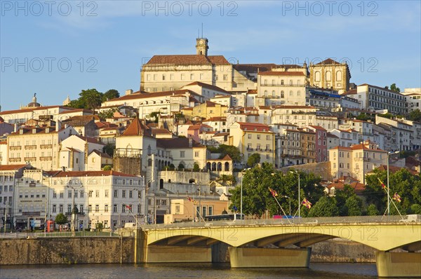 Coimbra historic town and Mondego river