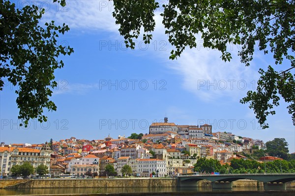 Coimbra historic town and Mondego river